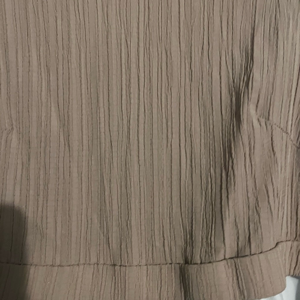 New, without tags. Brown vest white blouse, button closure. All one piece. - Picture 4 of 5